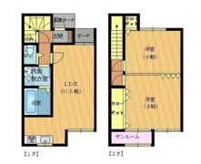 アモーレ本町A棟の間取り画像