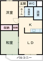 エスポワールの間取り画像