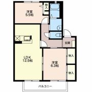 ハイツかすみの間取り画像