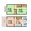 コーポ大村Ⅱの間取り画像