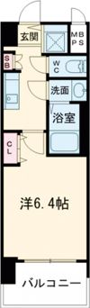 グランカーサ高井田の間取り画像