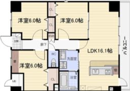 ノーブル徳川の間取り画像