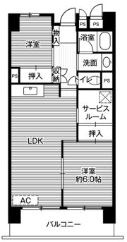 ビレッジハウス成田吾妻タワー1号棟の間取り画像