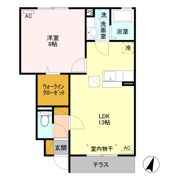 ナディア Aの間取り画像