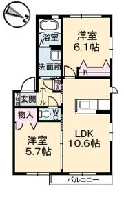 あさひ館の間取り画像