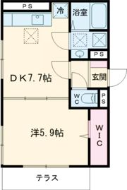 エスターテ西明石の間取り画像