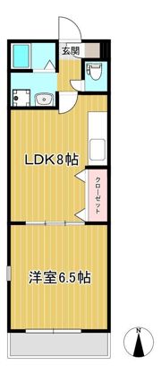 アムール Lis Blancの間取り画像