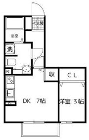 リビングタウン網干Aの間取り画像