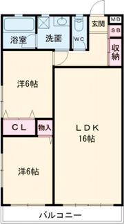 ALOHA山手の間取り画像