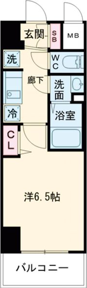 プレサンス神戸キュリオの間取り画像