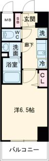プレサンス神戸キュリオの間取り画像