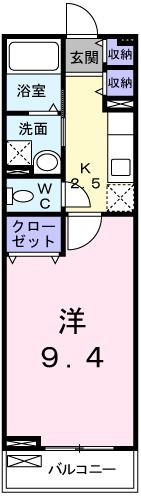 プラシード三宅の間取り画像