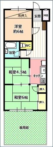 グロリアスマンションミフジ川越5号館の間取り画像