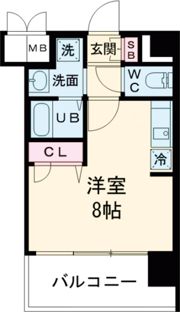 プレサンス 京都室町通 紫水の間取り画像
