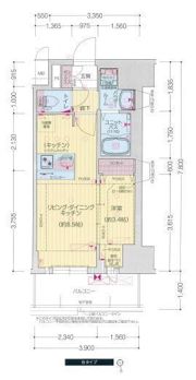プレサンス鶴舞パークグラッドの間取り画像
