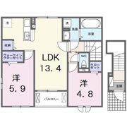 パラドールⅡの間取り画像