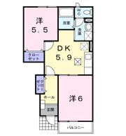 クリエット KOSAIの間取り画像