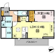 D-room請西南 A棟の間取り画像