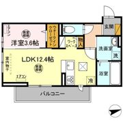 D-room請西南 A棟の間取り画像