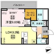 D-room請西南 A棟の間取り画像