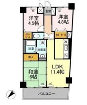 モニュメントスクウェア 参番館の間取り画像