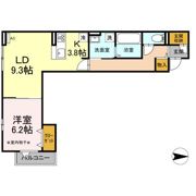 ラウレア六町の間取り画像