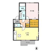 エスポワール Bの間取り画像