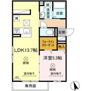 スカイ長束の間取り画像