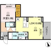 スカイ長束の間取り画像