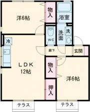 リバーサイド大塔 A棟の間取り画像