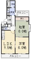 アイオーマンションの間取り画像