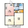 パナハイツ阿部の間取り画像