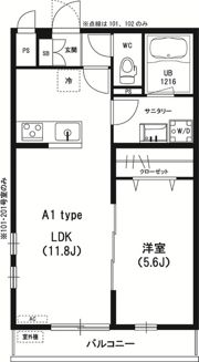 リブリ・千草の間取り画像