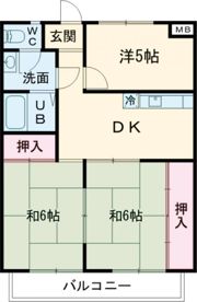 ヴィラヴィスタの間取り画像