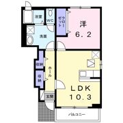 ウィズヒルⅡの間取り画像