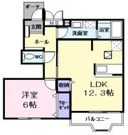 メゾン・アヴニールⅠの間取り画像