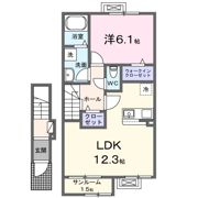 パラシオAの間取り画像