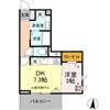 リヴェール中御所 Cの間取り画像