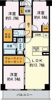カーラホーチカタノの間取り画像