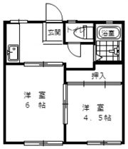 パールハイツの間取り画像