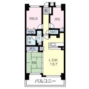 元今泉レジデンスの間取り画像