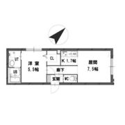 グランメールクレールの間取り画像