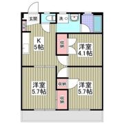 いせやハイツの間取り画像