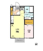 ノワ･ルーナ渚 A/Bの間取り画像
