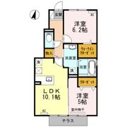 Dーroomことひらの間取り画像