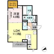 bamboo grass舟入の間取り画像