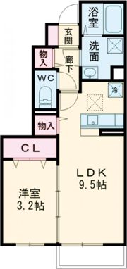 メイアジュール Dの間取り画像