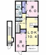 ヴァン フォーレⅡの間取り画像