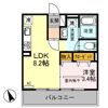デルソーレの間取り画像