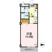 リビングアレイKの間取り画像
